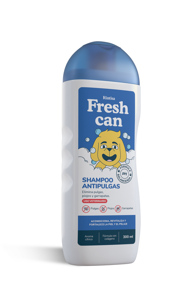 FreshCan Shampoo antipulgas frasco x 300ml