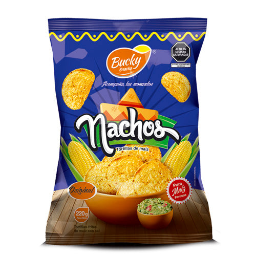 Nachos Clasicos Bucky Snacks 220g